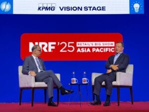 Vipul Chawla, CEO do FairPrice Group, na NRF 2026/Divulgação The Investor