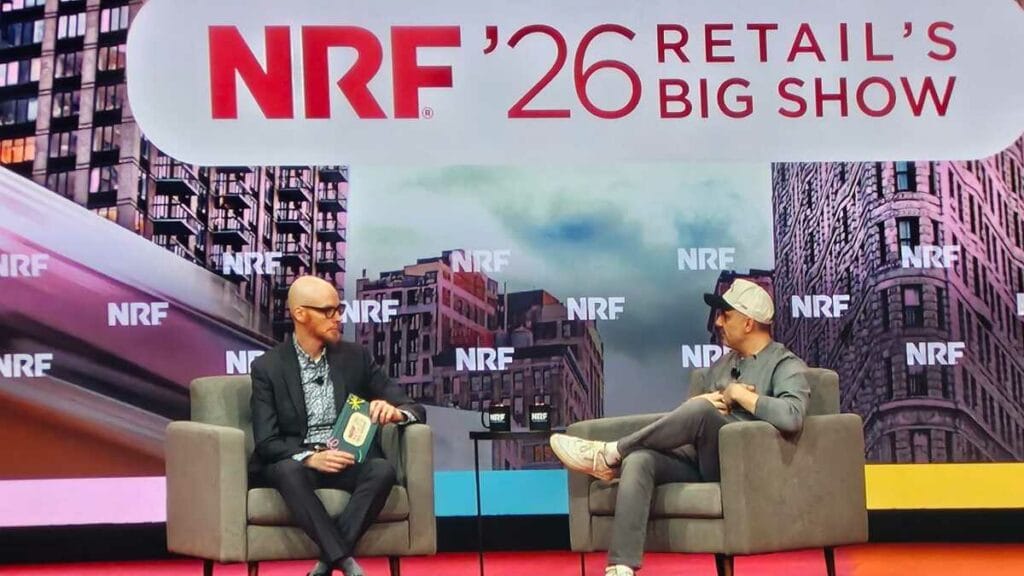Gary Vaynerchuk na NRF 2026. Foto: Divulgação/Central do Varejo