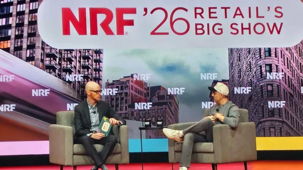 Gary Vaynerchuk na NRF 2026. Foto: Divulgação/Central do Varejo