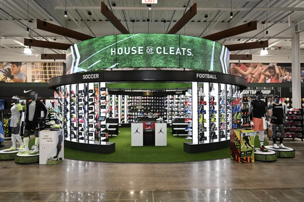Dicks Sporting Goods, House of Cleats/Créditos da imagem: Youth Sports Business Report