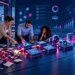 Equipe de gestão organiza processos, indicadores e alçadas de decisão, transformando operação dispersa em estrutura compartilhada